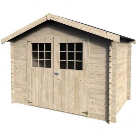 3x3m Wooden Shed Gran Flodova